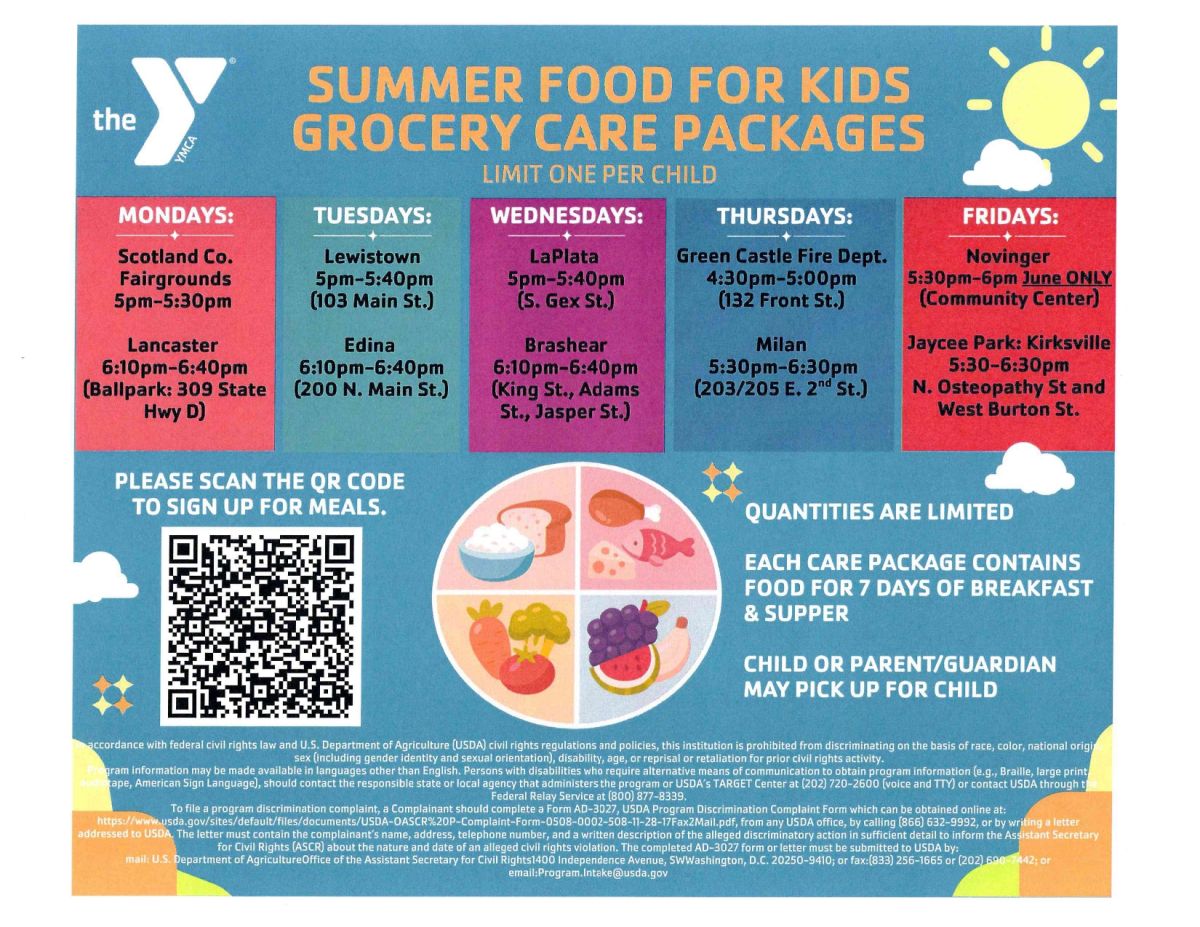 Free Food For Kids Flyer